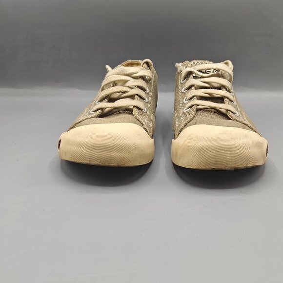 KEEN Coronado Vulcanized Vegan Womens Sz 8.5 Low Top Gray Lace Up Sneakers Shoes - Picture 2 of 11